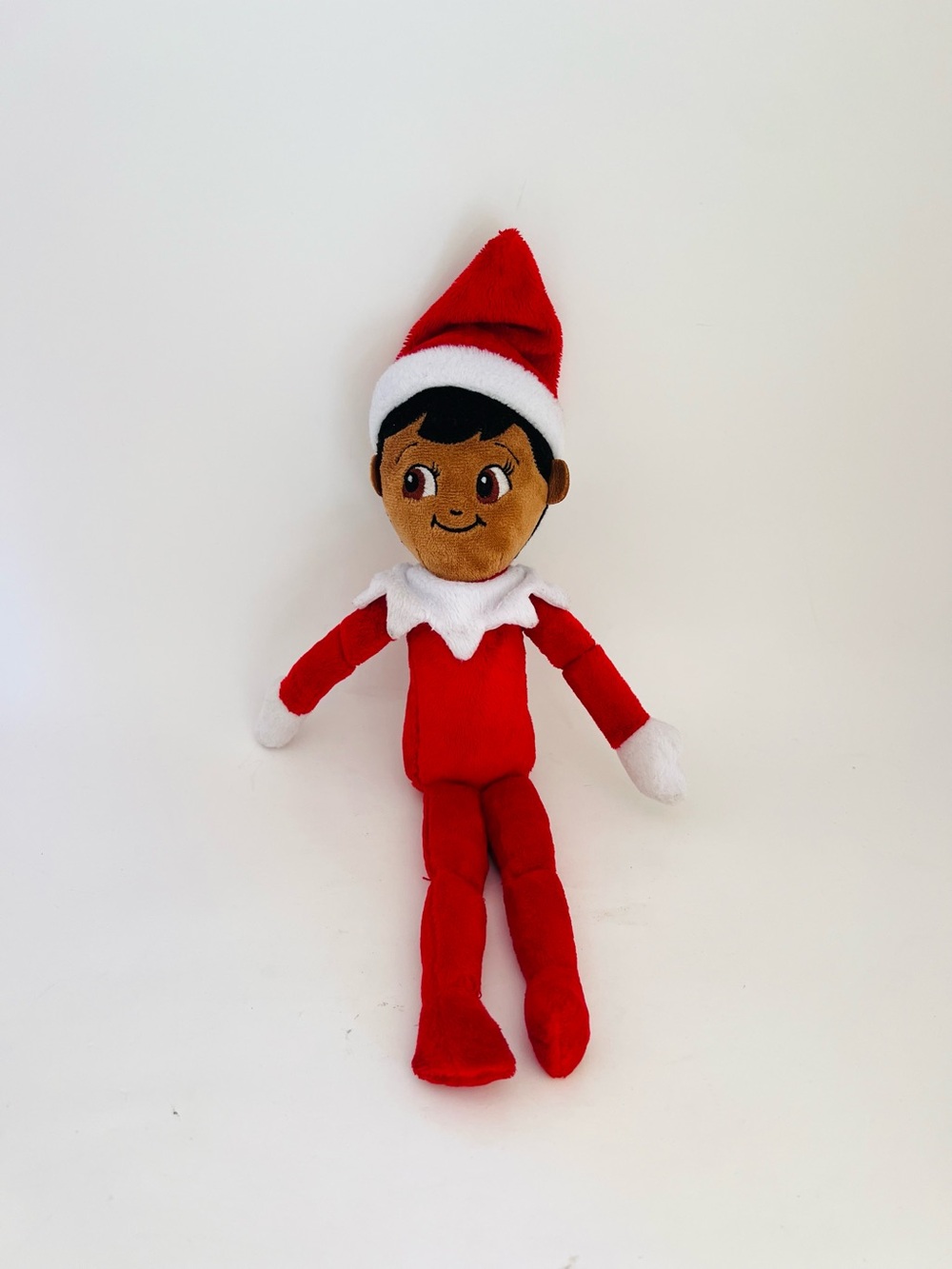 The Elf On The Shelf Boy 12” Plush Doll Dark Skin Brown Eyes